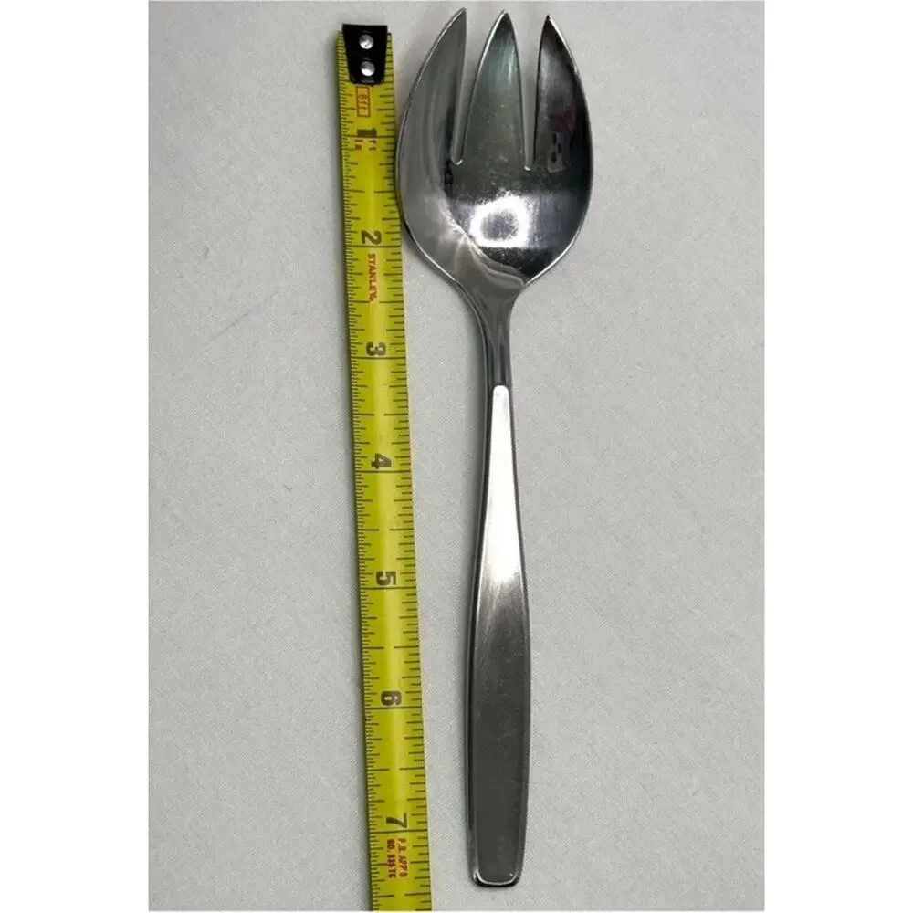 Vtg Rogers Cutlery Co. Cold Meat Serving Fork‎ 7.5” I S Stainless Modern Living